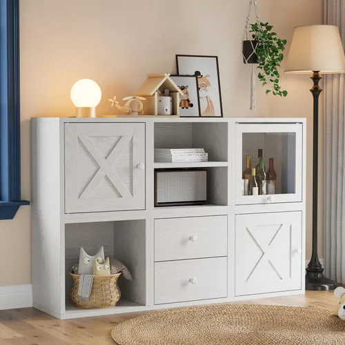 Miniatura 8 de FUSUNBAO Organizador Mágico de Almacenamiento de Cubos DIY Cubos Apilables para el Hogar Libros Ropa Juguetes - Sistema Modular de Almacenamiento