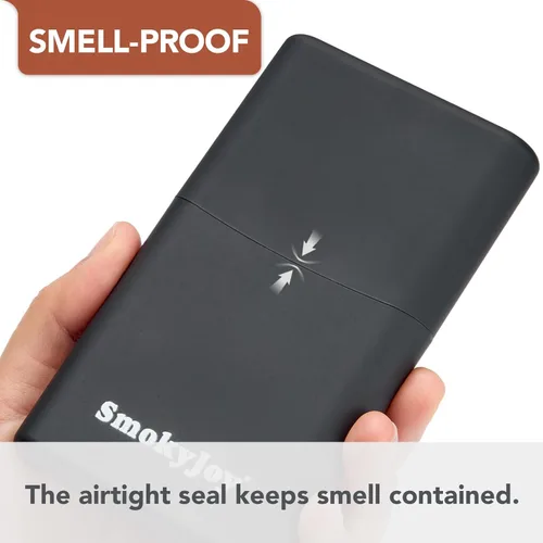 Miniatura 2 de Estuche para cigarrillos a prueba de olores, Estuche de 5 agujeros con un solo soporte, Estuche de almacenamiento para conos enrollados