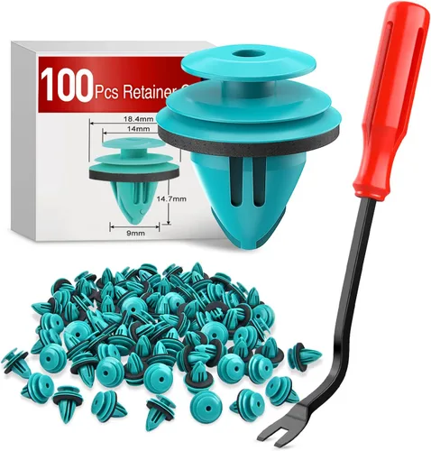 Miniatura 11 de Nilight 100 clips automotrices de nailon tipo empuje, retenedor de remaches, cubierta de parachoques trasero tipo empuje para Toyota #52161-02020