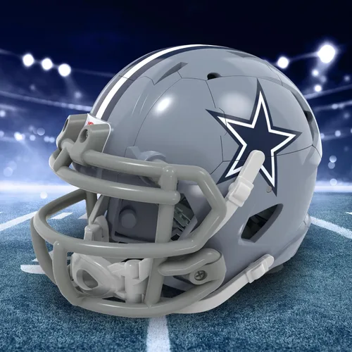 Miniatura 2 de Transformers NFL Dallas Cowboys Starblitz - Figura de acción de 5.5 pulgadas que cambia de robot a casco, juguetes de fútbol para mayores de 8 años