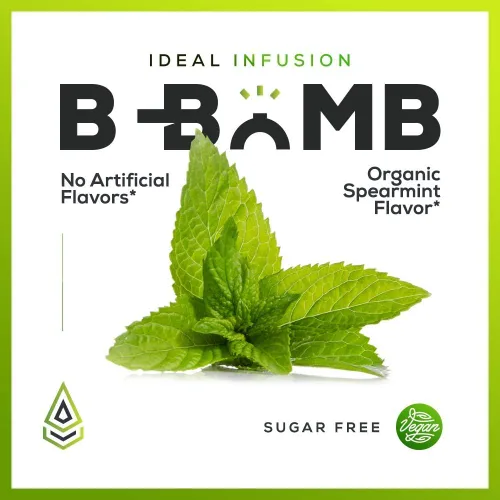 Miniatura 5 de Ideal Infusion Spray sublingual bioactivo de vitamina B12 + complejo B: menta verde orgánica - metilcobalamina con adenosilcobalamina: energía