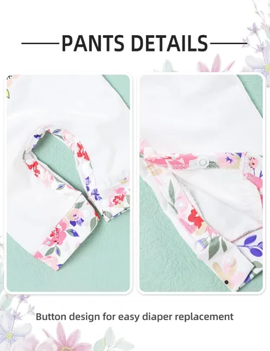 Miniatura 6 de Mono de manga larga con estampado floral para bebé o niña