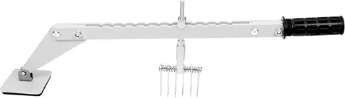QWORK Barra de palanca de abolladuras, kit de extractor de abolladuras portátil de aleación de aluminio, extractor de abolladuras de 6 garras,
