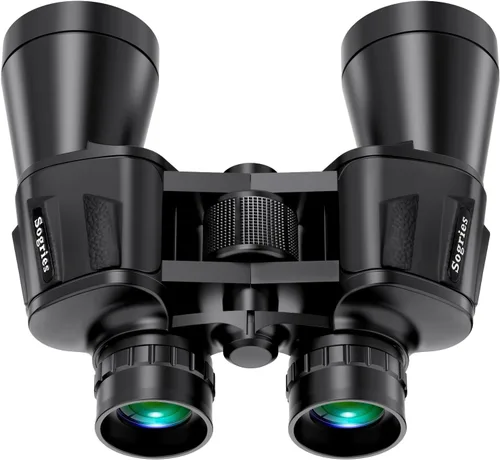 Miniatura 13 de Sogries Prismáticos de 10 x 50 para adultos, prismáticos de alta potencia para observación de aves de larga distancia, IPX7, impermeable, totalmente