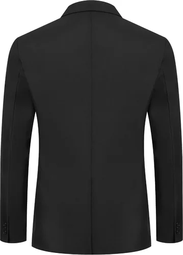 Miniatura 4 de Blazer casual para hombre, chaqueta de lino ajustada, chaquetas de traje para hombre, blazer casual, abrigo deportivo, trajes de lino