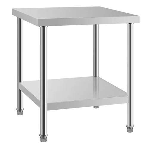 Miniatura 21 de NSF - Mesa de acero inoxidable para preparación y trabajo con ruedas de 24 x 12 pulgadas, mesa de cocina comercial de metal con estante inferior