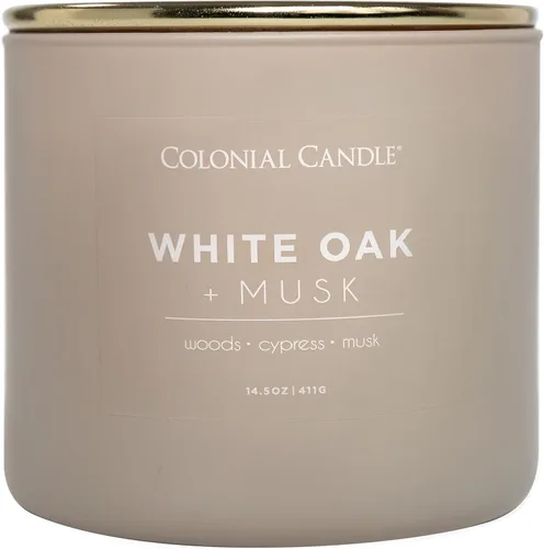 Miniatura 24 de Colonial Candle Winter Woods - Vela perfumada en frasco, colección Pop of Color, 3 mechas, verde, 14.5 onzas, hasta 60 horas de combustión