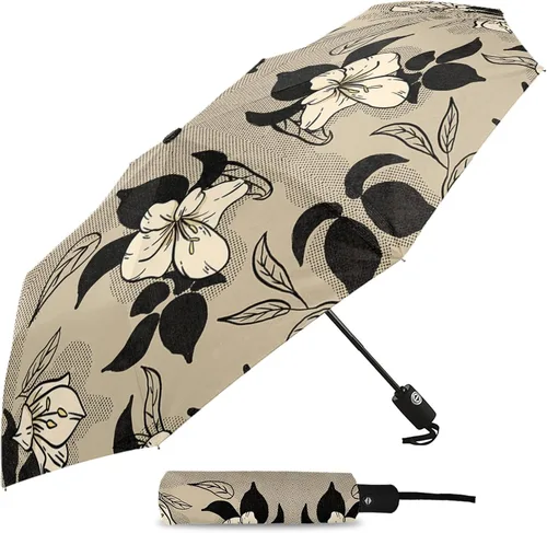 Miniatura 2 de DHDM Parasol Umbrella for Outdoor Automatic Eight Strands Rain Umbrella Adults Shade Umbrellas