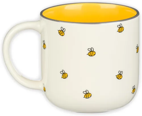 Miniatura 3 de Christian Art Gifts Taza grande de cerámica para café y té para mujeres: Las palabras amables son como la miel Versículo bíblico inspirador,
