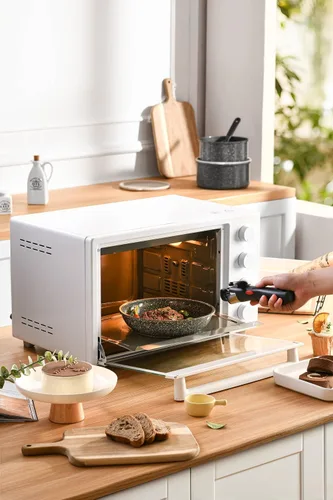 Miniatura 8 de ROSSETTO Juego de 7 ollas y sartenes antiadherentes de Francia, juego de utensilios de cocina de cerámica con mango extraíble, juego de utensilios