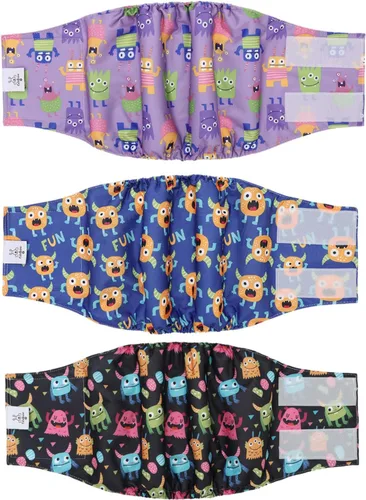 Miniatura 14 de CuteBone - Pañales para perros macho, tamaño mediano, DM14M