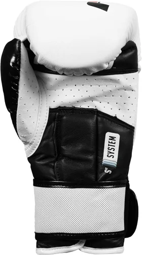 Miniatura 2 de Fighting Sports S2 Gel Power Sparring Guantes Blanco/Negro, 12 oz