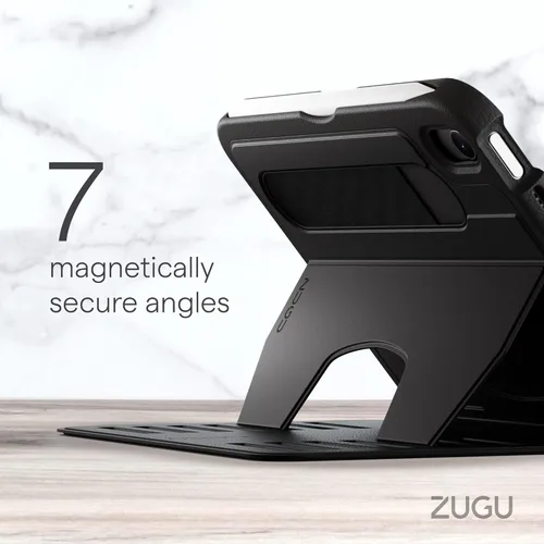 Miniatura 5 de ZUGU Case Funda protectora delgada, bolsillo para Apple Pencil de 5 pies, protección contra caídas de 5 pies, soporte magnético seguro de 7 ángulos