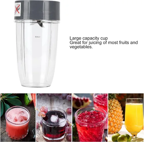 Miniatura 5 de Piezas de repuesto para licuadora Nutribullet de 24 oz y juego de repuesto de cuchilla con cuchilla extractora para licuadora Nutri Bullet 600w 900w