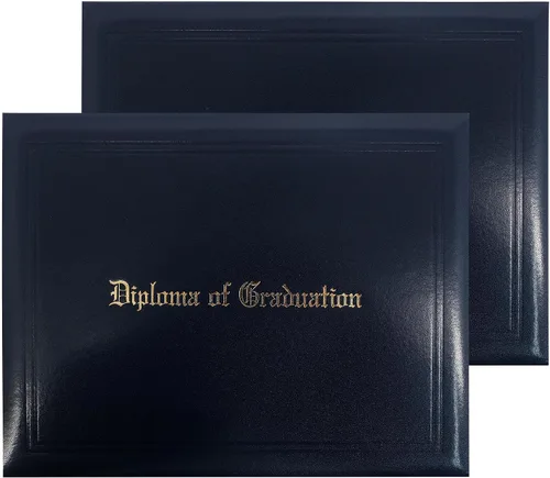 Miniatura 36 de GraduationMall Cubierta impresa para diploma para certificado 8.5 x 11 pulgadas, real, paquete de 1