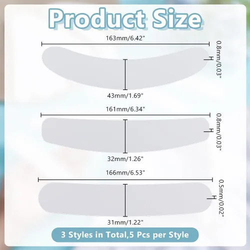 Miniatura 2 de White Tab Collar Replacement for Clergy Shirt Collar Card Accessory Plastic Tab Collar Inserts for Priest Shirt