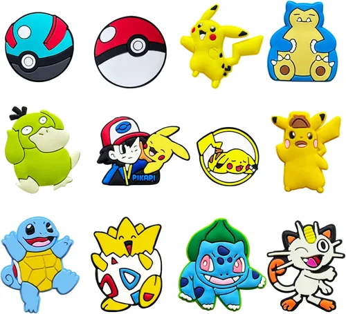 Dijes de zapatos de anime para Crocs para decoración de zapatos, pulseras, accesorios de fiesta, regalos para hombres, mujeres, niños y niñas