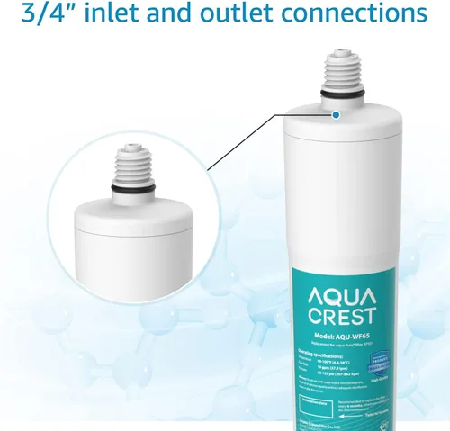 Miniatura 4 de AQUACREST AP431 Cartucho de repuesto para Aqua-Pure AP430SS, sistema de inhibición de básculas de agua para toda la casa, ayuda a prevenir