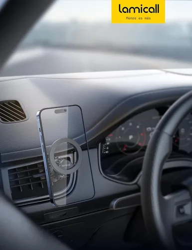 Miniatura 7 de Lamicall para Soporte de Coche MagSafe - [20 Súper Imanes] Soporte Magnético para Teléfono de Coche, Soporte de Teléfono para Rejilla de Ventilación