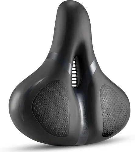 Miniatura 11 de ROCKBROS Asiento de bicicleta cómodo para bicicleta de montaña, accesorios para hombres y mujeres, cojín de asiento de bicicleta ancho suave