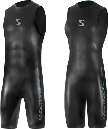 Synergy Traje de neopreno de triatlón 3/0.079 in - Volution sin mangas Quick John Smoothskin Neopreno para natación en aguas abiertas