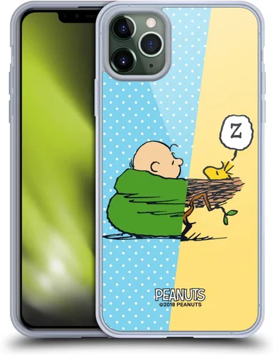 Miniatura 220 de Head Case Designs Funda de gel con licencia oficial de Peanuts Snoopy & Woodstock Halfs and Laughs [protección de grado militar] compatible