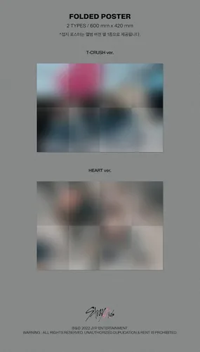 Miniatura 7 de Dreamus Stray Kids - MAXIDENT [Edición estándar] Álbum+Beneficio de reserva (HEART ver.) (SMK1348)