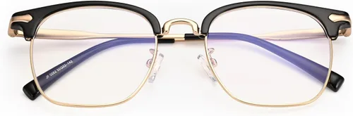 Miniatura 2 de Dollger Gafas de bloqueo de luz azul para hombre, retro, sin marco, antifatiga, antifatiga, con filtro de rayos azules
