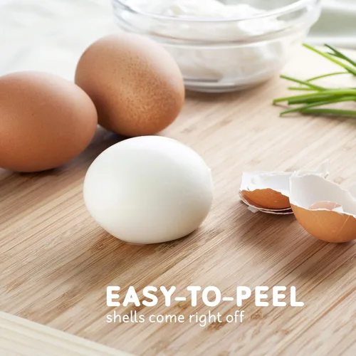 Miniatura 8 de Elite Gourmet EGC710DKG Cocedor Rápido de Huevos, 7 Huevos Hervidos Fáciles de Pelar, Duros, Medianos, Suaves, Escalfador, Máquina para Omelettes