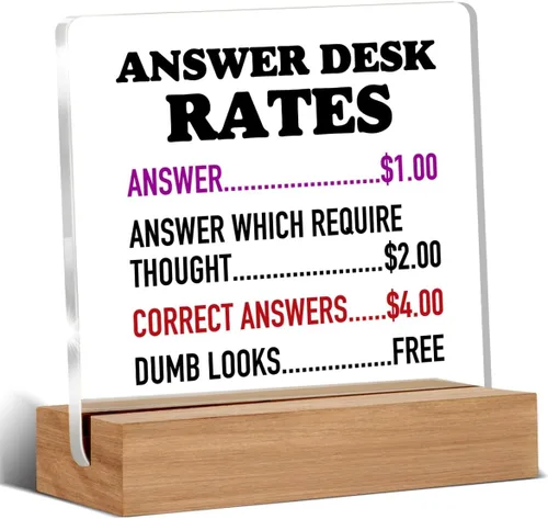 Miniatura 9 de Divertida placa acrílica retro de regalo para amigos, compañeros de trabajo, regalos occidentales para mujeres, hombres, mejores amigos, decoración