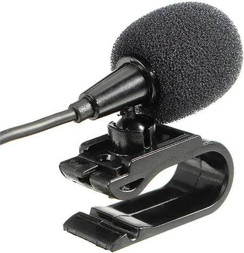Miniatura 6 de Micrófono de coche de 0.138 in, micrófono para unidad principal de vehículo GPS habilitado para DVD, micrófono de audio estéreo con cable de 9.8 ft
