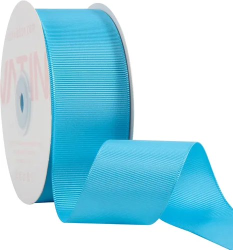 Miniatura 19 de Vatin - Rollo de cinta de grogrén, rollos de 25-50 yardas, perfecto para decoración de bodas, coronas, baby showers, envolturas de paquete de regalo