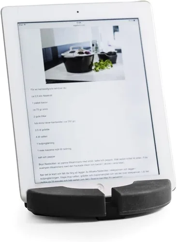 Miniatura 2 de Sagaform Cook n Read - Salvamanteles y soporte para tabletas, color negro