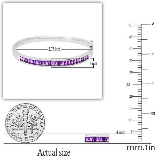 Miniatura 2 de Dazzlingrock Collection Pulsera de plata de ley 925 para mujer