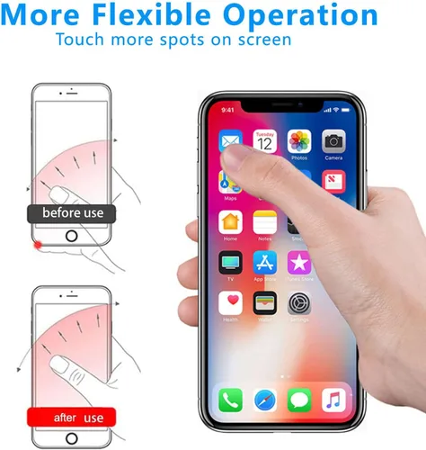 Miniatura 4 de Kinizuxi Soporte de anillo para teléfono celular, soporte de agarre de anillo de teléfono con rotación de 360°, soporte compatible con iPhone, todos