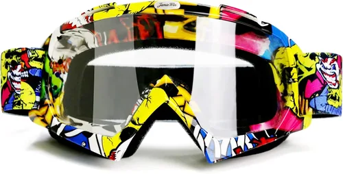 Miniatura 15 de JAMIEWIN - Gafas de motocross ATV para bicicleta de tierra, motocicleta, UTV MX OTG, gafas para carretera fuera de pista, lentes transparentes anti