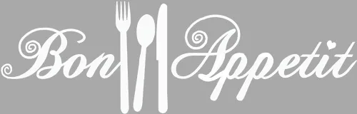 Miniatura 9 de Bon Appetit - Calcomanías de vinilo para cocina, azulejo, tenedor, cuchara, adhesivo de vinilo para cafetería, cafetería, tienda, restaurante, sala