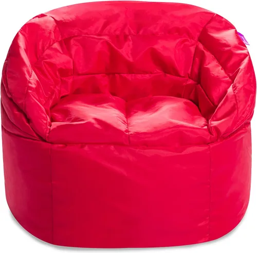 Miniatura 18 de Posh Beanbags - Sillón puff grande, 38 pulgadas, color azul rey sólido Nylon suave - Azul real