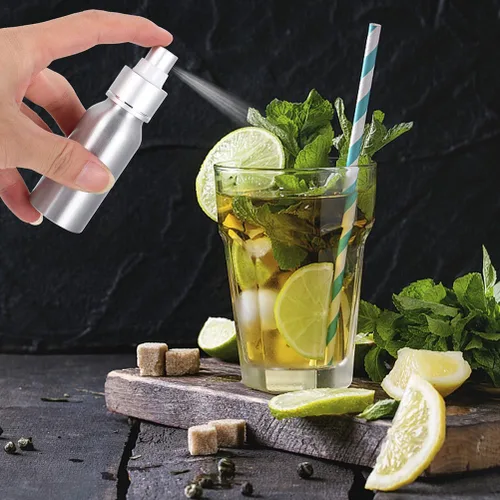 Miniatura 6 de Atomizador de cóctel de 1.5 onzas, botella de spray recargable para amargos, perfume de vino, compacto, ligero, portátil, para el hogar, bar, fiesta