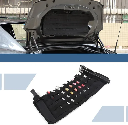 Miniatura 9 de HAPPYHORSE Bolsa de almacenamiento para tapa de maletero de automóvil compatible con Mazda MX-5 NC RF Miata 2016-2023, tela Oxford montada