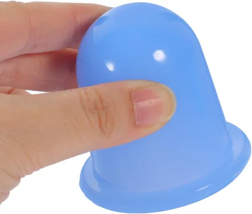 Miniatura 8 de Kit de 5 ventosas de silicona para terapia de masaje, ventosas al vacío para aliviar el dolor, cuidado de la piel, multi- para cara, cuerpo