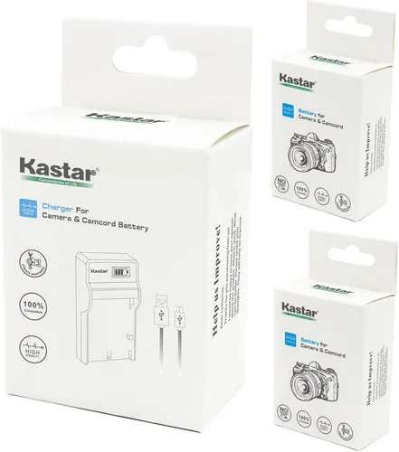 Miniatura 4 de Kastar Batería (X2) y cargador LCD delgado para Kodak KLIC-7001 y Kodak EasyShare M320, M340, M341, M753 Zoom, M763, M853 Zoom, M863, M893 es