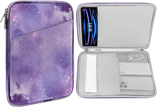 Miniatura 17 de MoKo Funda para tablet de 9 a 11 pulgadas, compatible con iPad Air M4/Pro M5 de 11 pulgadas, iPad A16 de 11 pulgadas, i-Pad 10/9/8/7th/Air 5/4th