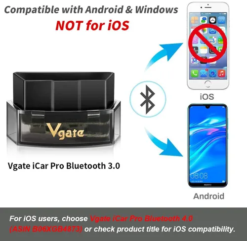 Miniatura 2 de Vgate Escáner iCar Pro Bluetooth 3.0 OBD2 Solo Android - No para iOS - Revisar la luz del motor