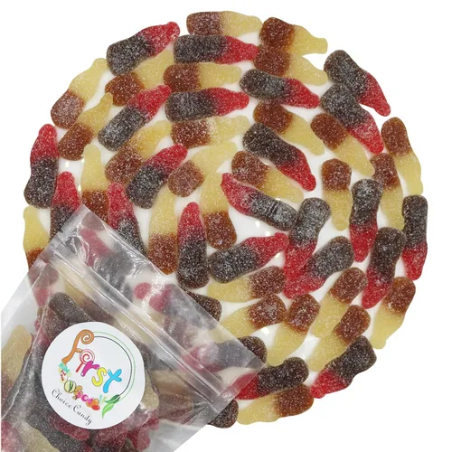 Miniatura 10 de FirstChoiceCandy Botellas de cola de gomitas (frambuesa azul agria, 2 libras (paquete de 1))
