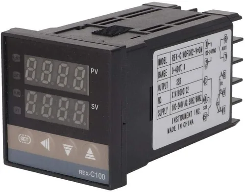 Miniatura 7 de Fafeicy 32.0-752.0 °F Digital LED PID controlador de temperatura Kit de termostato Kit de controlador de temperatura AC 110V-240V para controlar