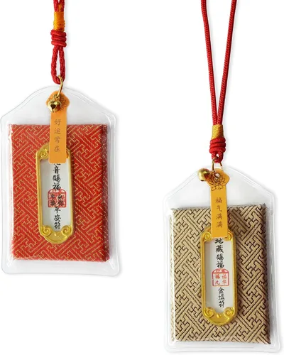 Miniatura 8 de 2 piezas de omamori japonés para bendición amor/matrimonial/tradicional hecho a mano