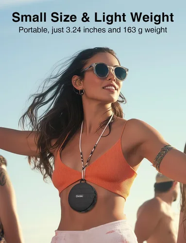 Miniatura 3 de Altavoz Bluetooth portátil Onforu para bicicleta, impermeable IP65, mini altavoces de ducha al aire libre para viajes, altavoz inalámbrico