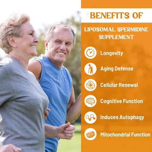 Miniatura 7 de 30mg Suplemento de Espermidina para Hombres y Mujeres, Alta Absorción, Más Potente que la Espermidina 3HCL - para Renovación Celular, Longevidad