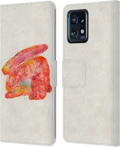 Miniatura 18 de Head Case Designs Officially Licensed Wyanne Quiet Creative Animals 2 Leather Book Wallet Case Cover Compatible with Motorola Moto Edge 40 Pro